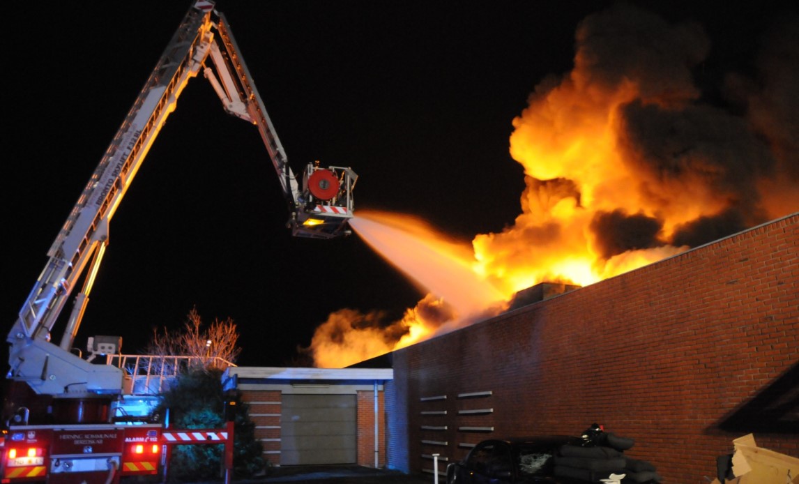 slukning af tagbrand