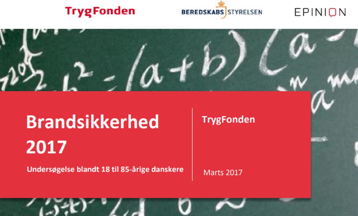 Befolkningsundersøgelse 2017 - Brandsikkerhed