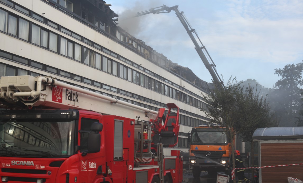 slukning af bygningsbrand