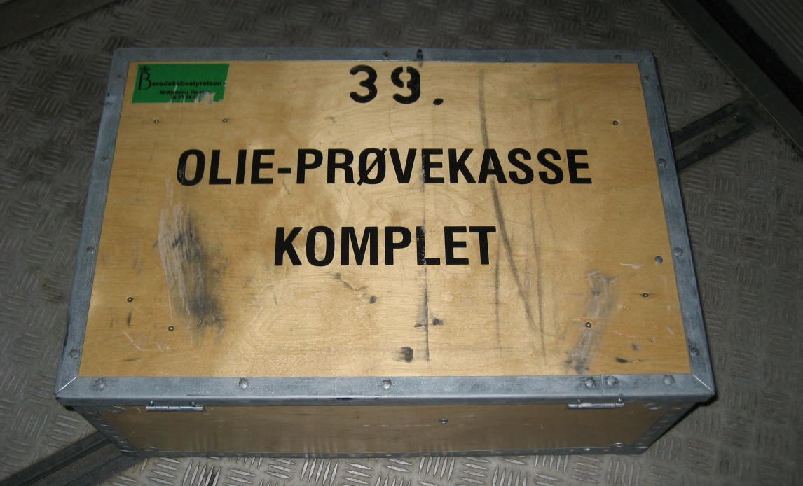 Olieprøveudtagningskasse