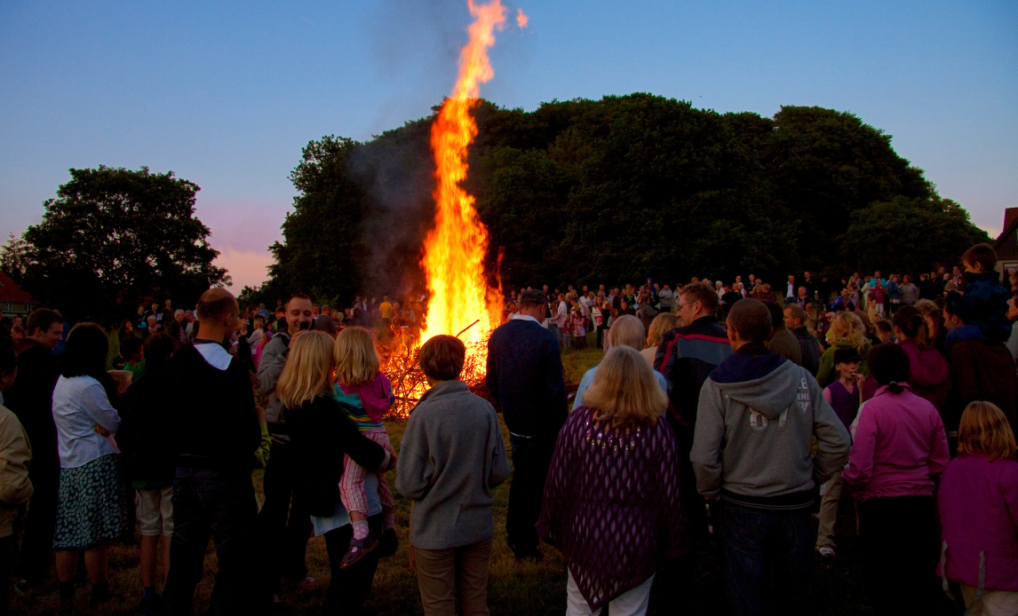 Sankt Hans bål.
