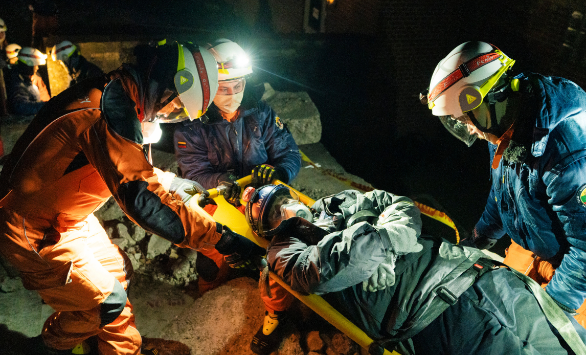 Redningsøvelse til EU-MODEX