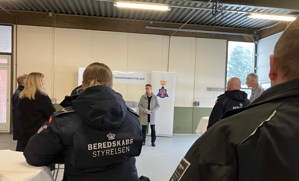 Åbningen af Tinglev Brandstation