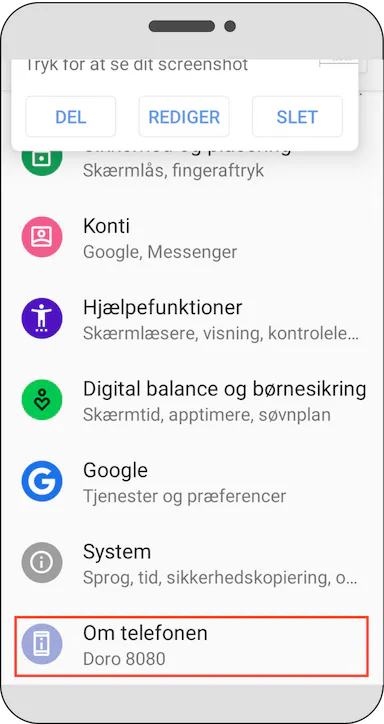 Doro moboltelefon